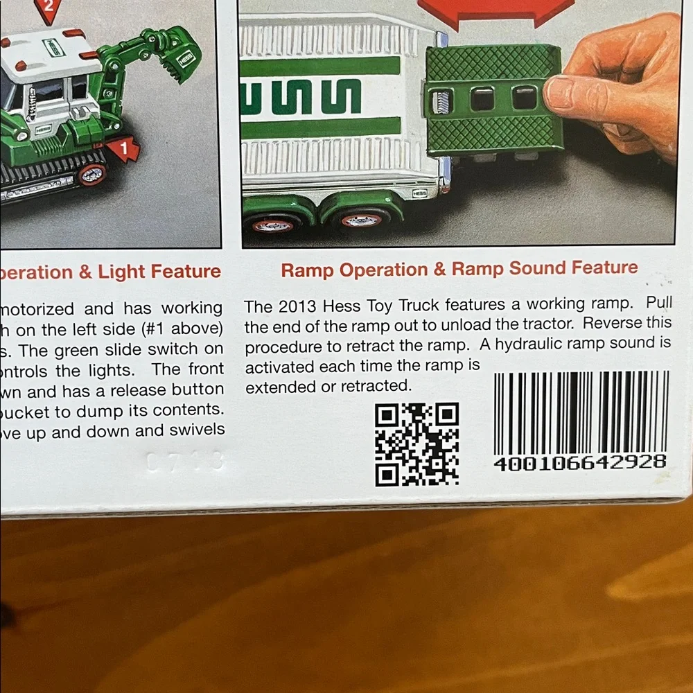 2013 Hess Truck and Tractor